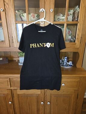 PHANTOM Black Graphic Tee